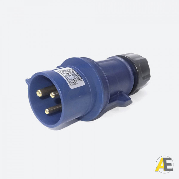 Plugue Industrial 32A - 220/240V - 2P+T 6H - IP44 13203 - Famatel Cód. 102609 Plugue Industrial 32A - 220/240V - 2P+T 6H - IP44 13203 - Famatel Cód. 102609