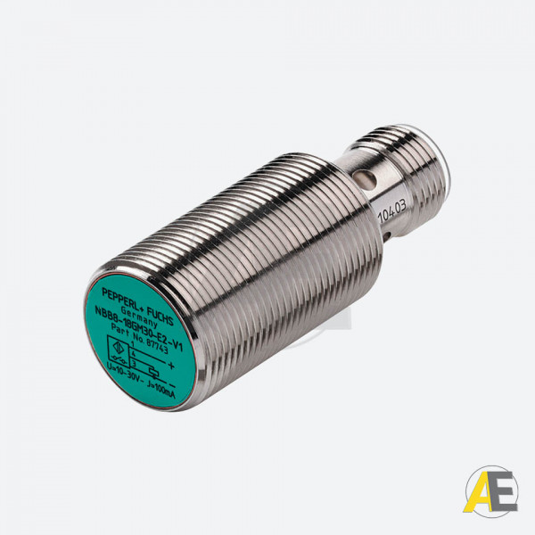 Sensor Indutivo NBB8-18GM50-E2-V1 - Pepperl+Fuchs Cód. 101038 Sensor Indutivo NBB8-18GM50-E2-V1 - Pepperl+Fuchs Cód. 101038