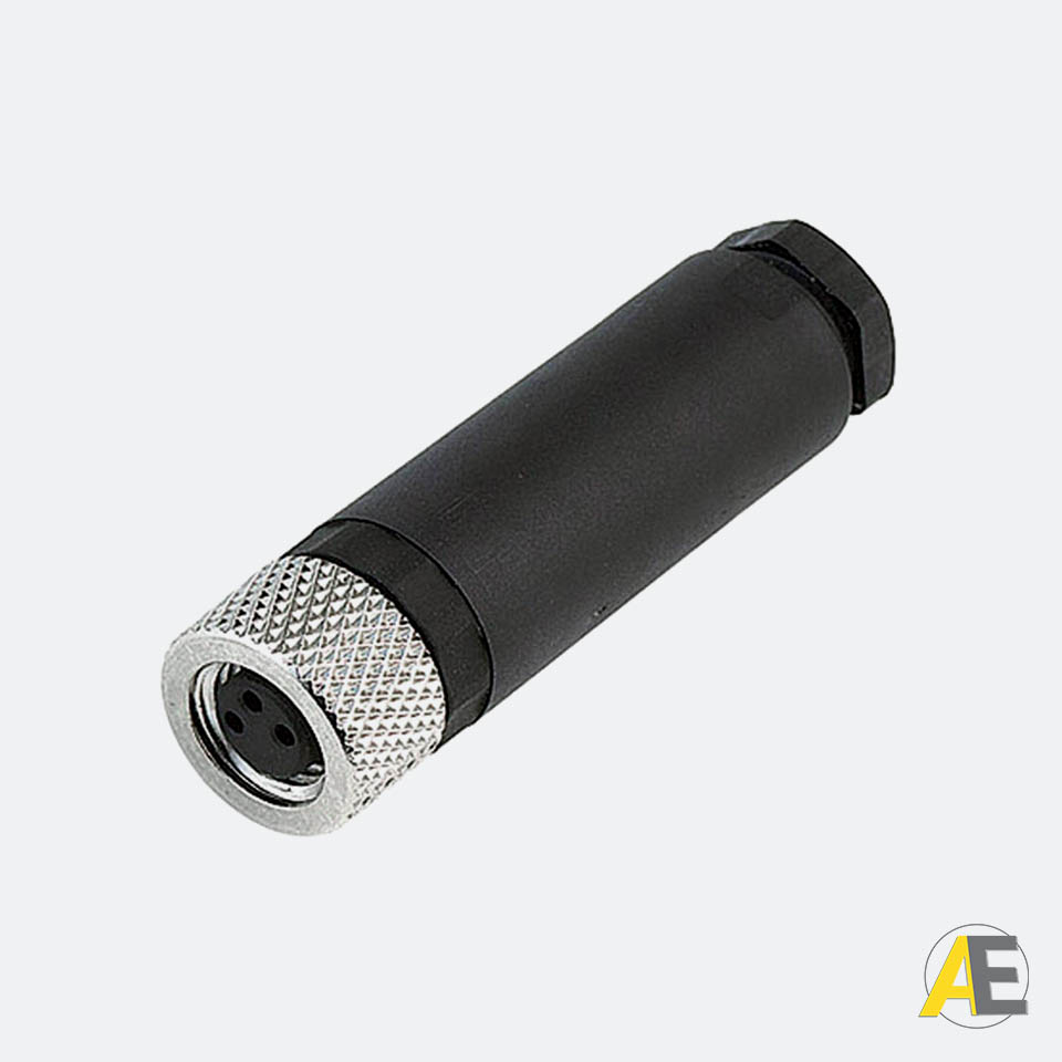 Conector Reto M8 / 4 polos Fêmea - Pepperl+Fuchs Cód. 100125