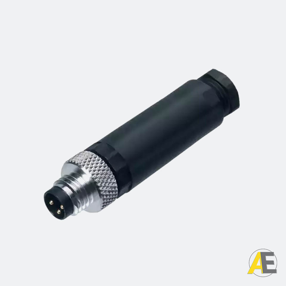 Conector Reto M8 / 4 polos Macho - Pepperl+Fuchs Cód. 100065