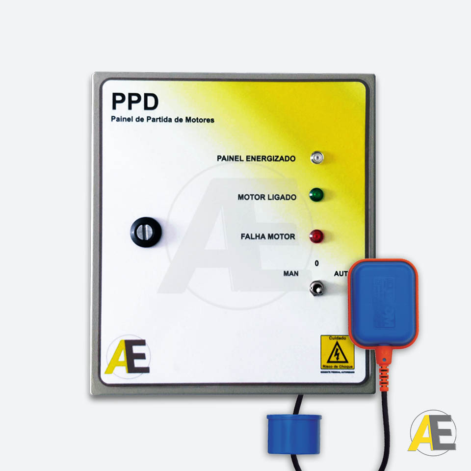 Painel De Comando Poço Monofásico Até 2cv - Bomba Submersa - AE Cód. 10172702